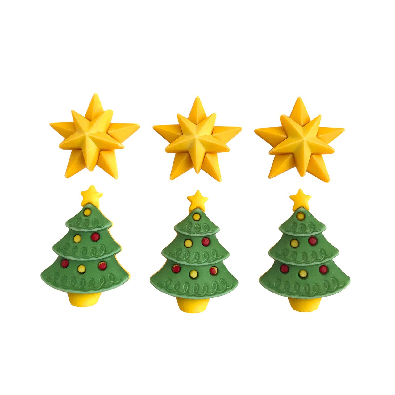 Buttons Galore Novelty Christmas Buttons for Sewing and Crafts - Star of Wonder - 18 Buttons